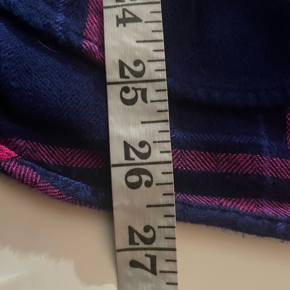 Rails Shirt Women’s Medium Blue Pink Plaid Flannel Long Sleeves Button Up - Picture 8 of 9